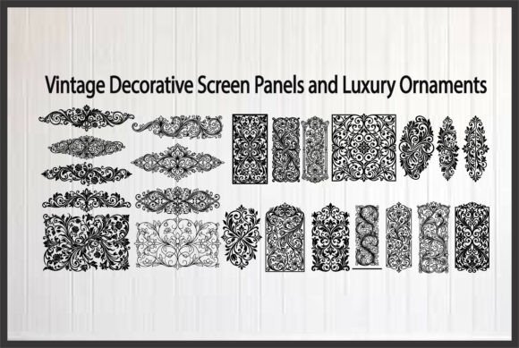 Download Vintage Decorative Screen Panels - Vintage Collection