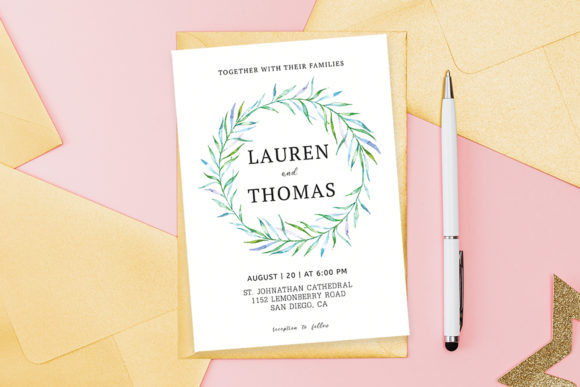 Download Simple Floral Wedding Template - Template Collection