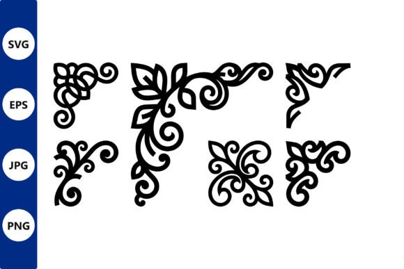 Download Ornate Floral Corner Ornament Vector - Ornament Collection