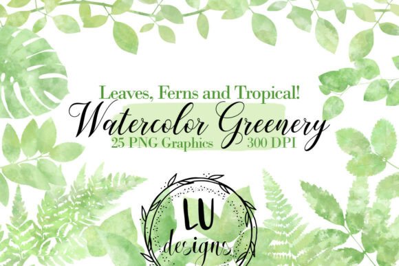 Download Watercolor Greenery, Green Foliage PNG - Foliage Collection